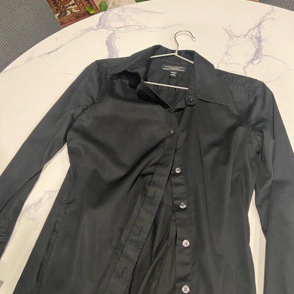 Banana Republic Black Fitted Shirt – Non-Iron – Size XS - Picture 2 of 3